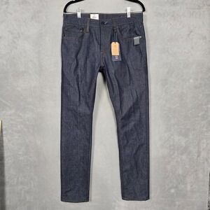 Roark‎ Jeans Hwy 133 mens 32x32 Standard Slim Fit Raw Denim blue hemp worx NWT